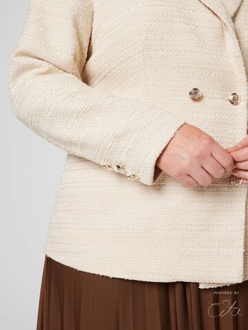 Blazer Guido Maria Kretschmer Curvy en beige