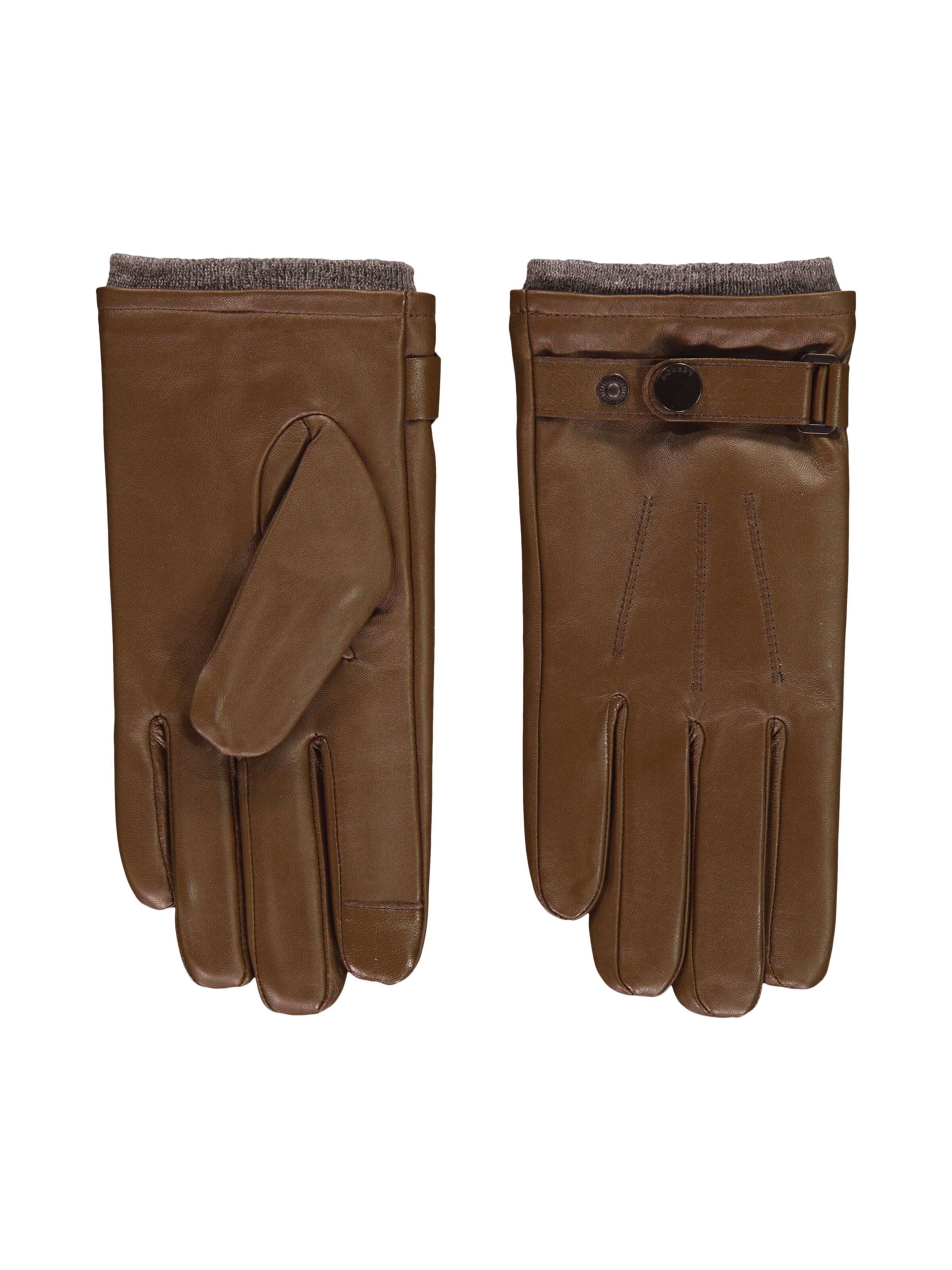 LERROS Full finger gloves in Brown