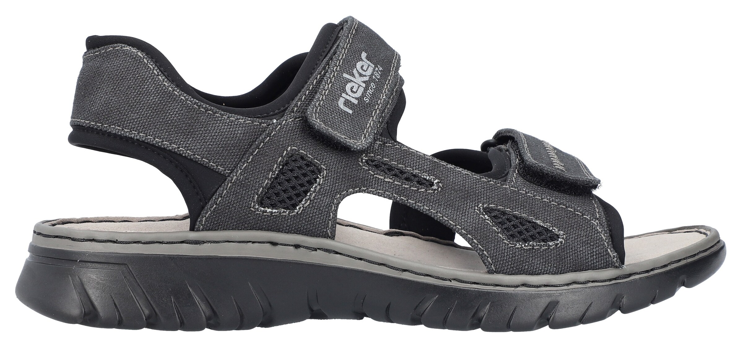 Rieker Hiking Sandals in Grey