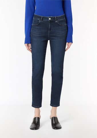 COMMA Slimfit Jeans in Blauw: voorkant