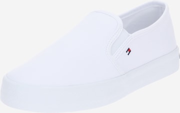 Scarpa slip-on di TOMMY HILFIGER in bianco: frontale