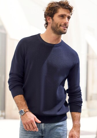 JOHN DEVIN Sweater in Blue: front