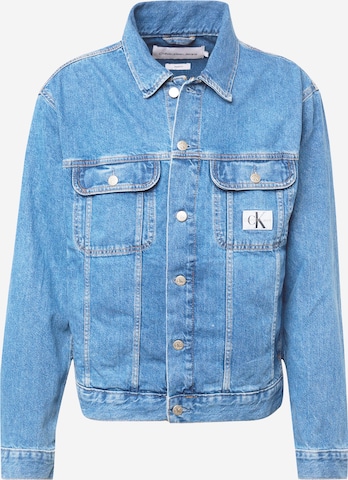 Calvin Klein Jeans Φθινοπωρινό και ανοιξιάτικο μπουφάν '90'S' σε μπλε: μπροστά