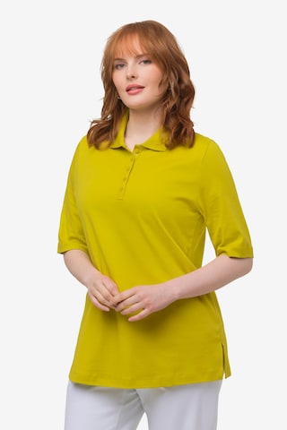 T-shirt Ulla Popken en jaune : devant