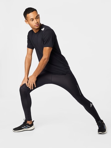 ADIDAS SPORTSWEAR Skinny Sporthose 'Own The Run' in Schwarz