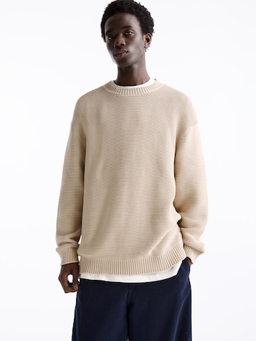 Pull&Bear Neulepaita värissä beige: edessä