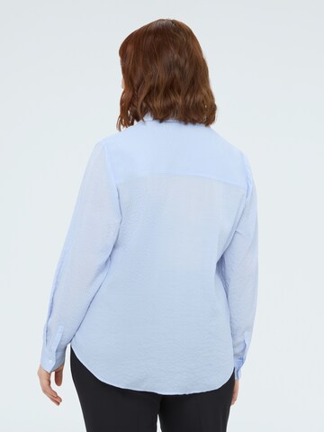 Chemisier Fiorella Rubino en bleu