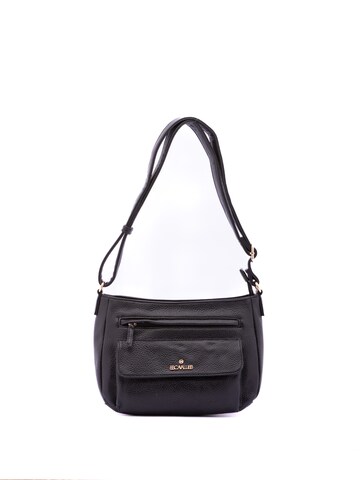 Borsa a spalla 'Borsa a Spalla Donna B Cavalli Ecopelle Zip' di B. Cavalli in nero: frontale