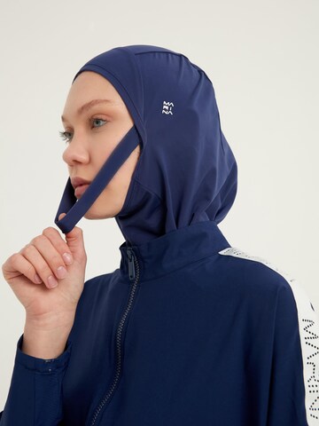 MARINA High neck Swimsuit Dress 'Marina Aufschrift M2507-2' in Blue