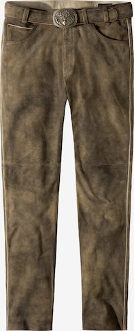 STOCKERPOINT Regular Trachtenhose 'Marlon' in Braun: Vorderseite