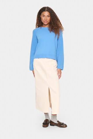 SAINT TROPEZ Pullover 'Inva' in Blau