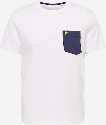 Lyle & Scott T-Shirt in Weiß: predná strana