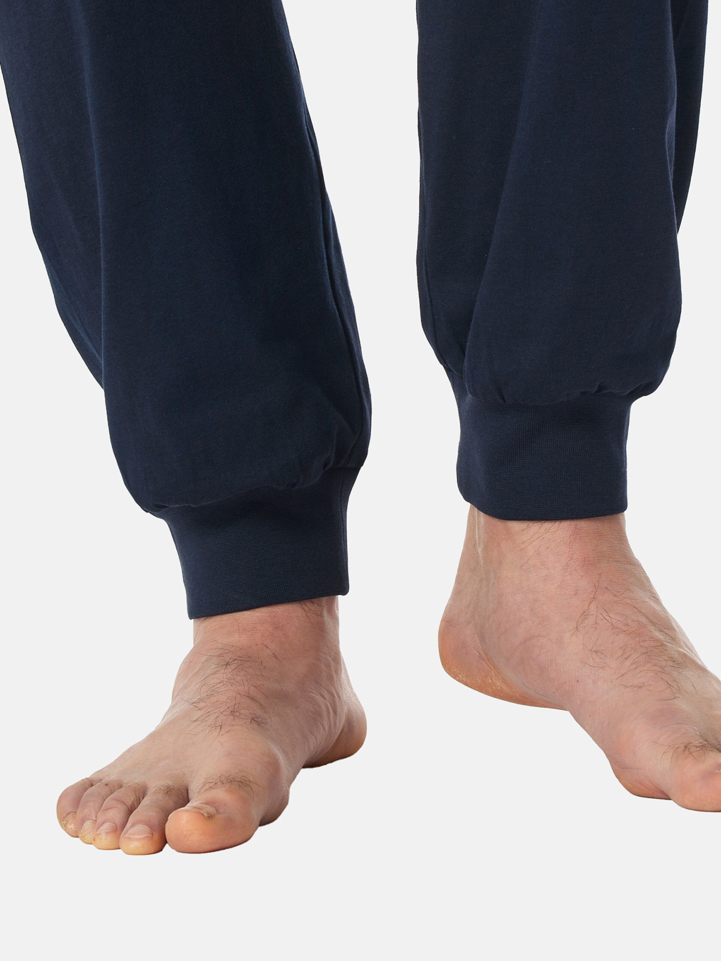 Pyjama long ' Comfort Essentials ' SCHIESSER en bleu