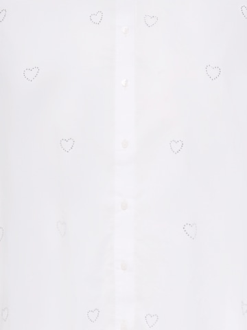 ONLY Carmakoma - Blusa 'CARNEW LINA SARAH' en blanco