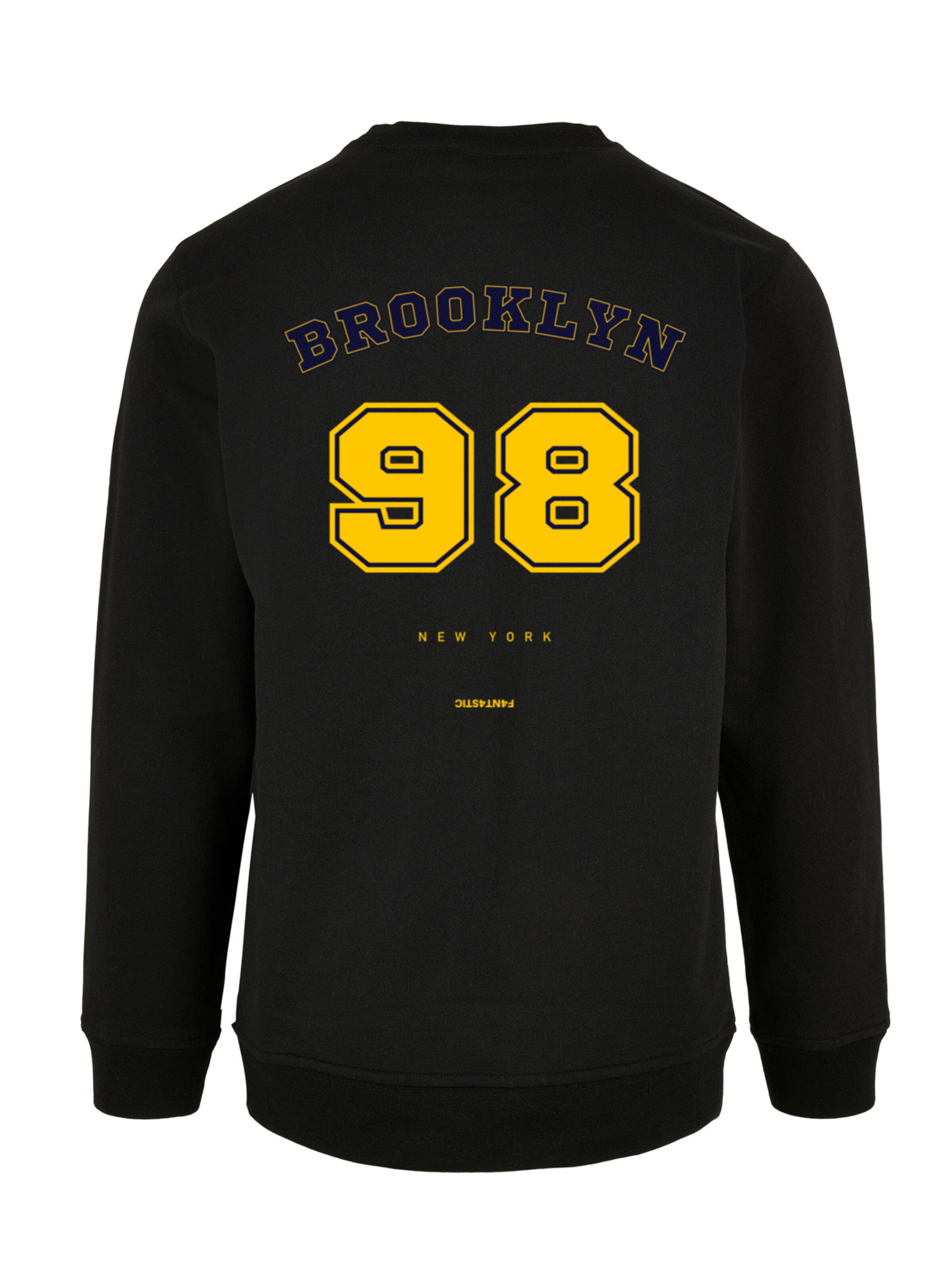 F4NT4STIC Sweatshirt 'Brooklyn 98 NY' in Black