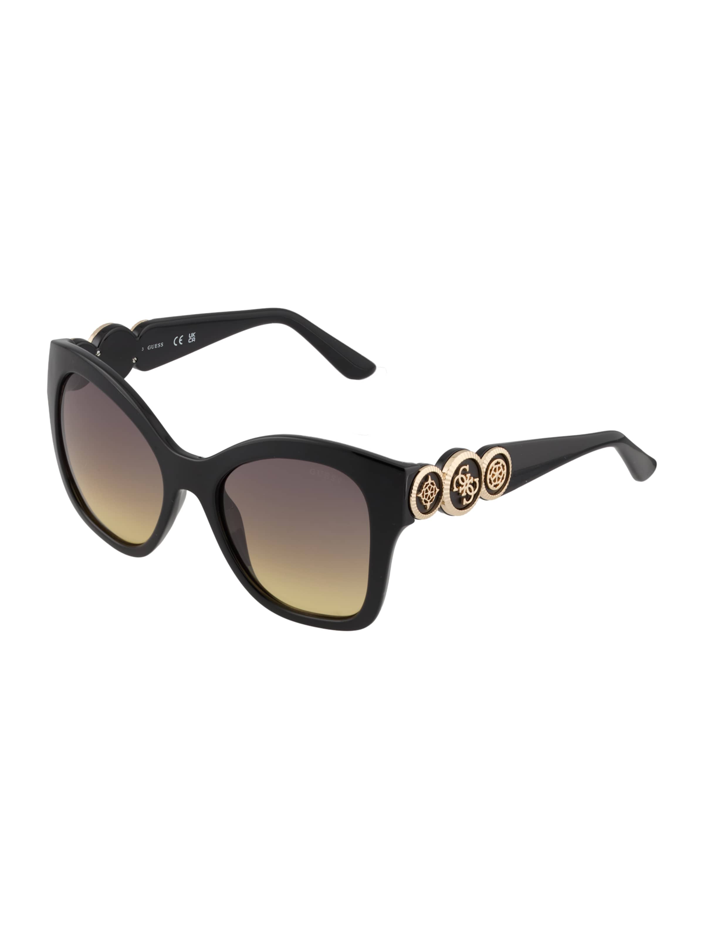 GUESS Slnečné okuliare - Čierna: predná strana