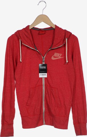 NIKE Sweatshirt & Zip-Up Hoodie in S in Red: front