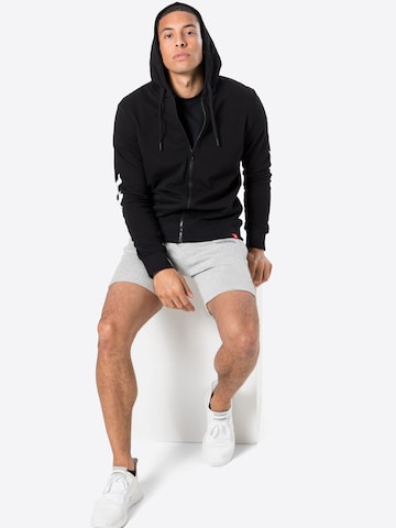 Hummel Athletic Zip-Up Hoodie 'Legacy' in Black