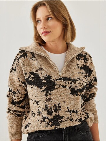 Bianco Lucci Pullover in Beige: Vorderseite