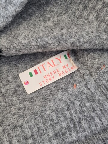LIKS. Munich Tröja 'Damenstrickpullover mit Sternmotiv - AliceC' i grå