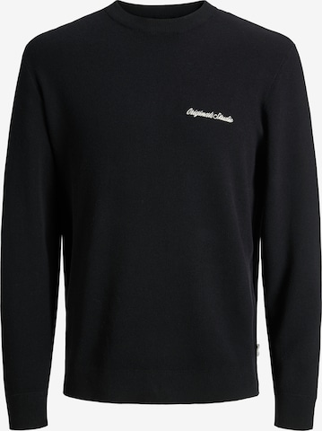 JACK & JONES Pullover 'JORNORREBRO' i sort: forside