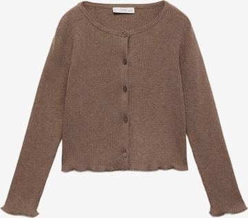 Cardigan 'LYRA' MANGO KIDS en marron : devant