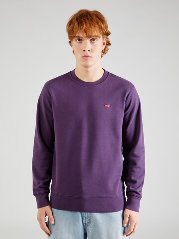 LEVI'S ® - Regular Fit Sweatshirt 'The Original HM Crew' em roxo: frente