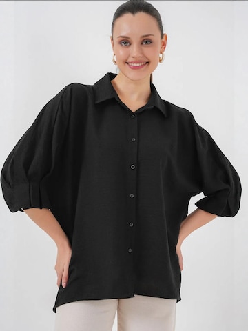Bigdart Bluse in Schwarz: Vorderseite