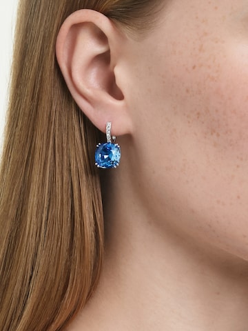 Cercei 'MILLENIA' de la Swarovski pe albastru