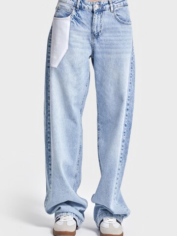 IT'S BASIC Baggy Jeans 'Baggy Mid Rise Jeans' in Blue