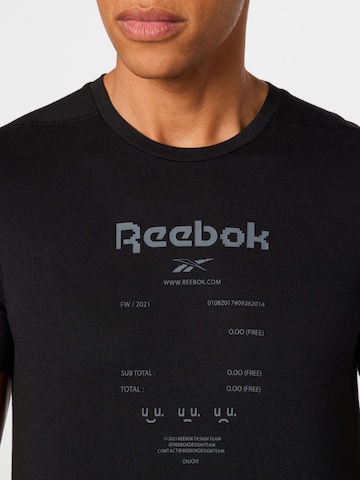 T-Shirt fonctionnel Reebok en noir