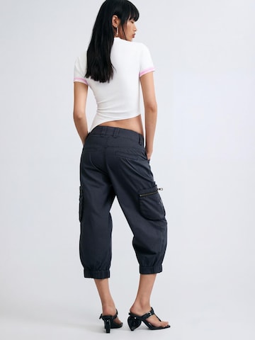 Effilé Pantalon cargo Desigual en noir