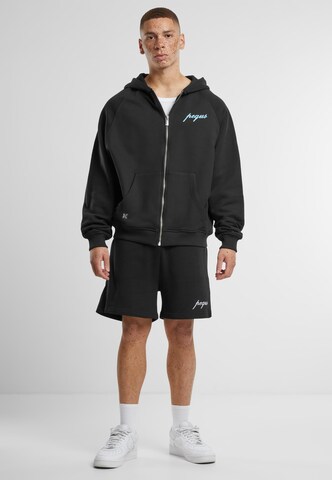 Pequs Sweat jacket 'A Paradise Beach Club' in Black