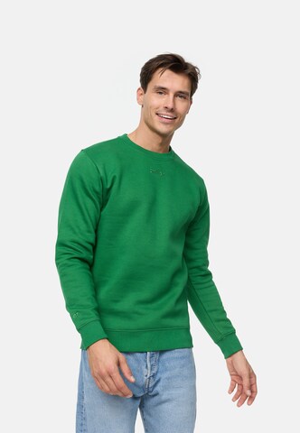 Sweat-shirt smiler. en vert