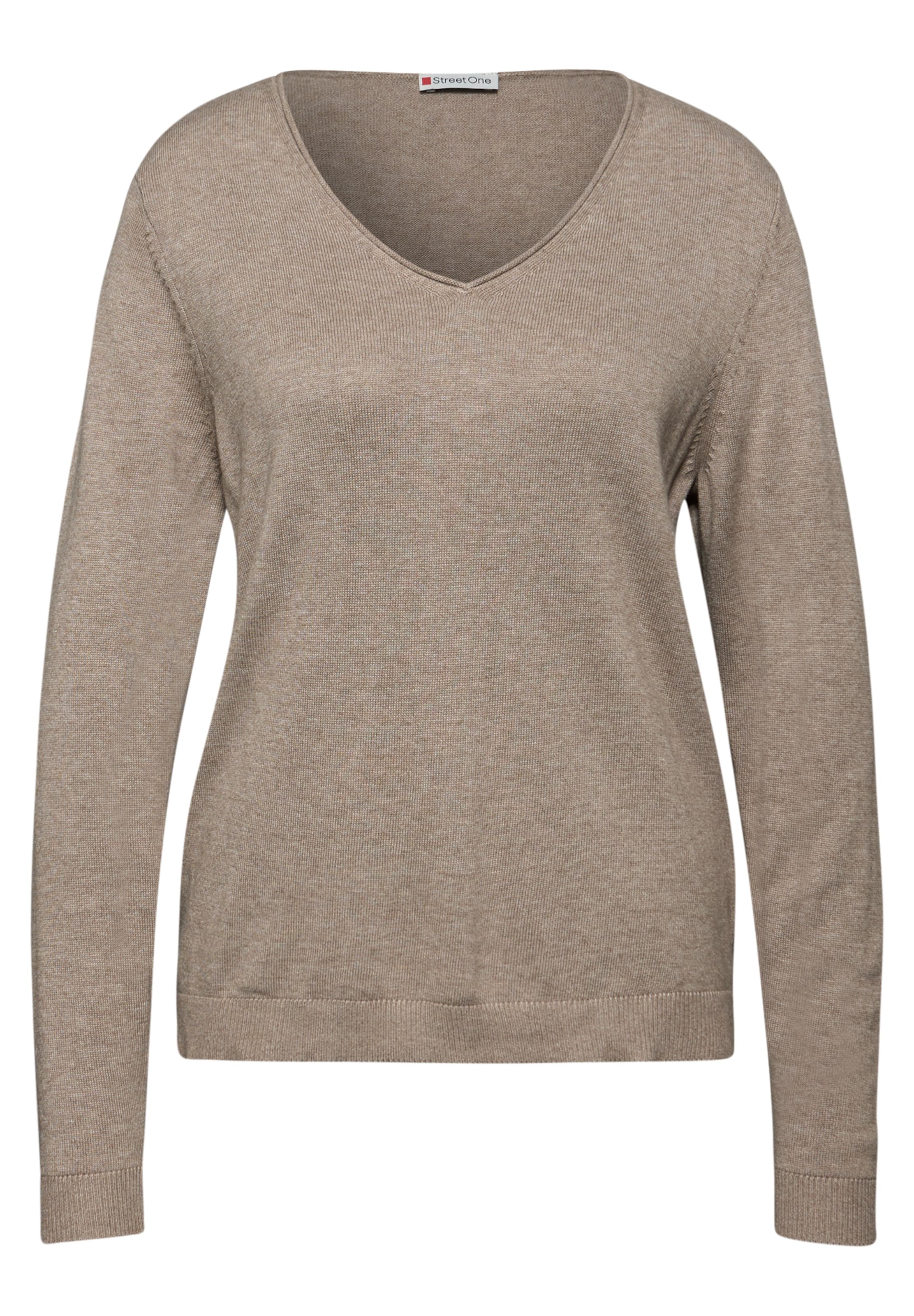 STREET ONE Sweater in Brown: front