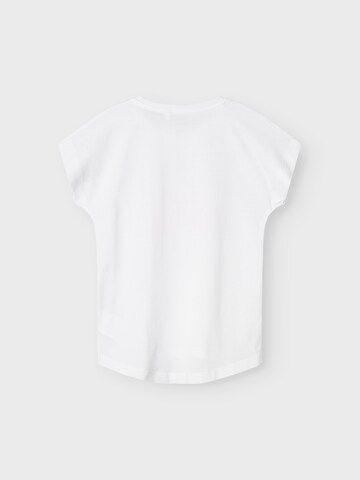 NAME IT T-Shirt 'VIOLET' in Weiß