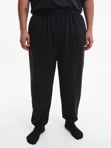 Pantalon de pyjama Calvin Klein Underwear en noir : devant