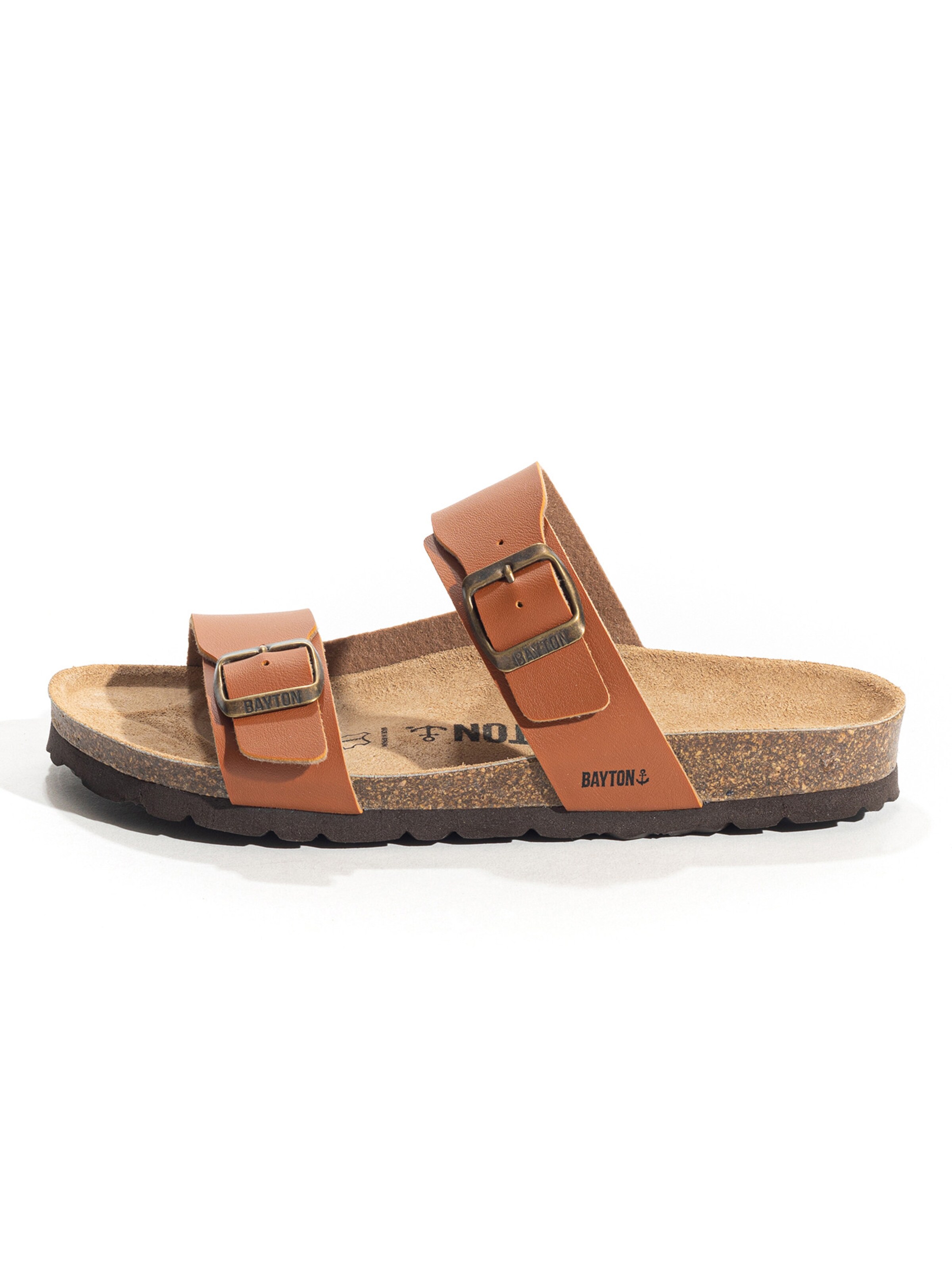 Zoccoletto 'Daizy' di Bayton in marrone: frontale