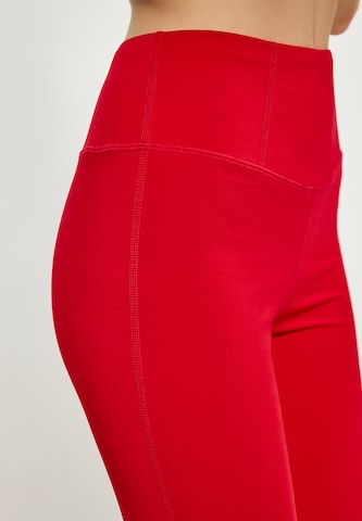 Skinny Pantalon de sport myMo ATHLSR en rouge