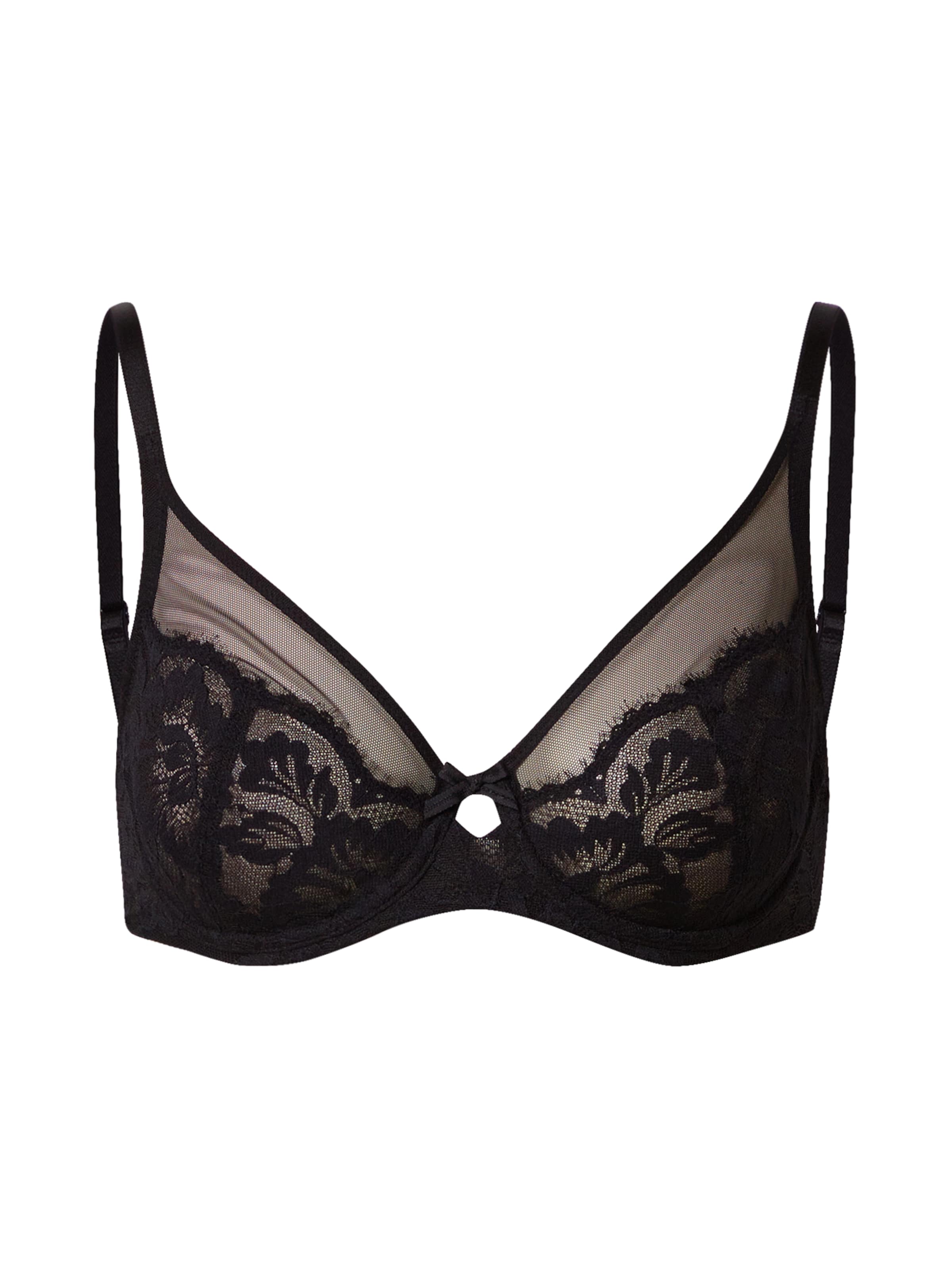 Mey T-Shirt BH 'Amazing' in Schwarz: Vorderseite