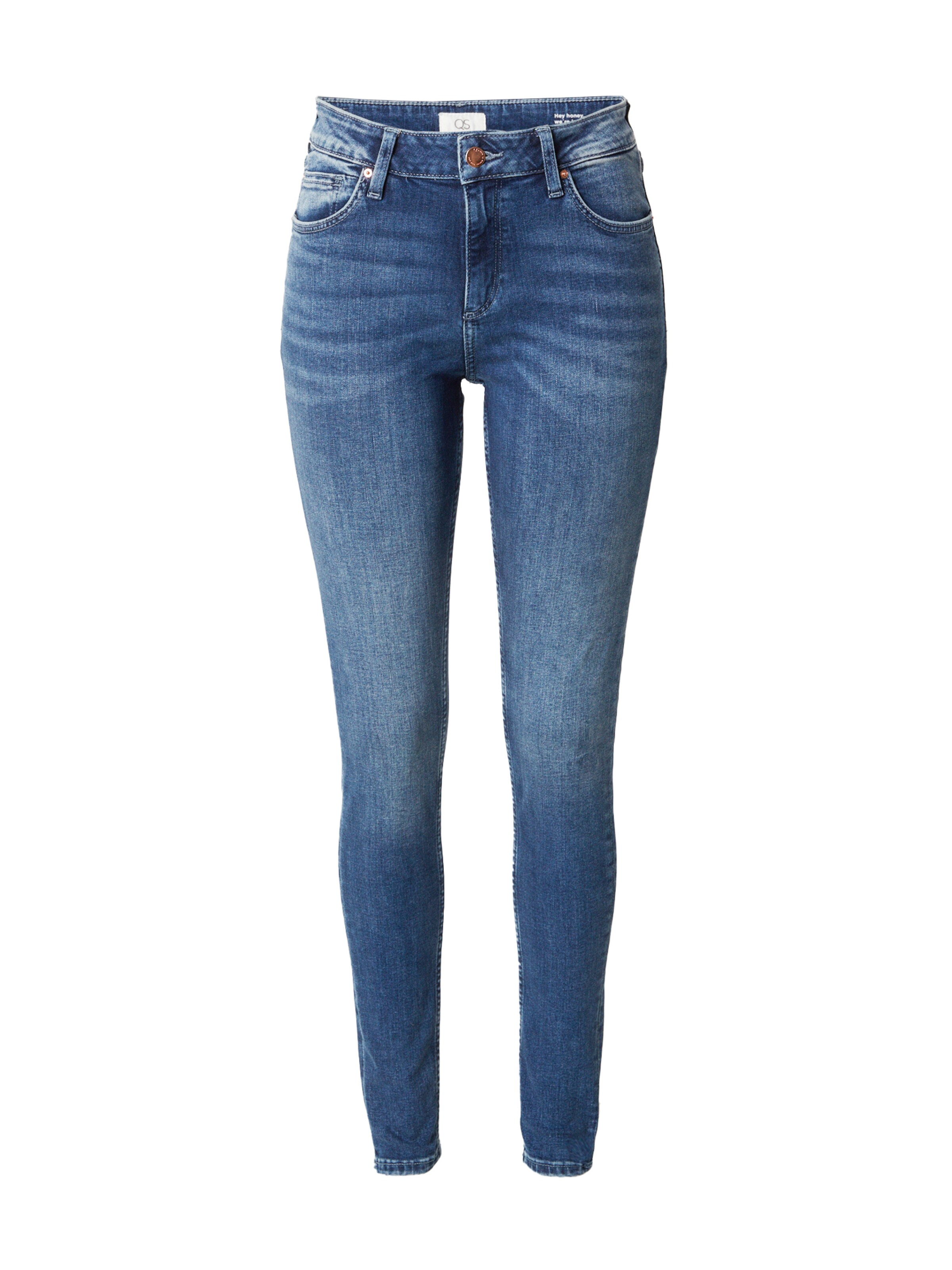 QS Skinny Jeans 'Sadie' in Blue: front