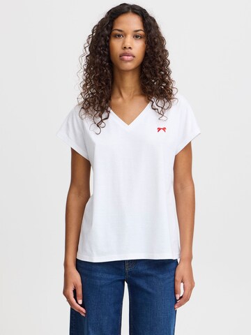 ICHI Shirt 'IXKATHRIN SS2' in White: front