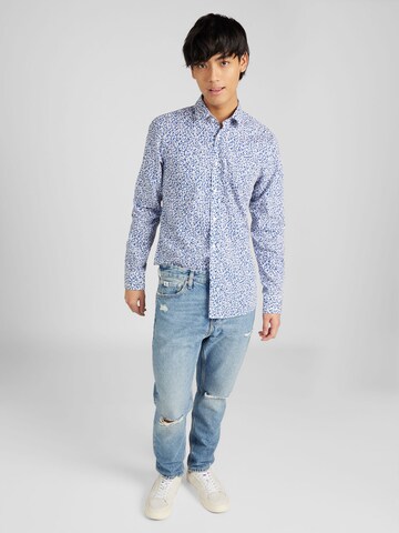 HUGO Regular fit Button Up Shirt 'Elisha02' in Blue