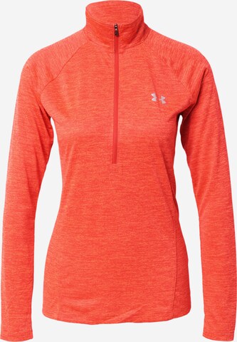 T-shirt fonctionnel UNDER ARMOUR en rouge : devant