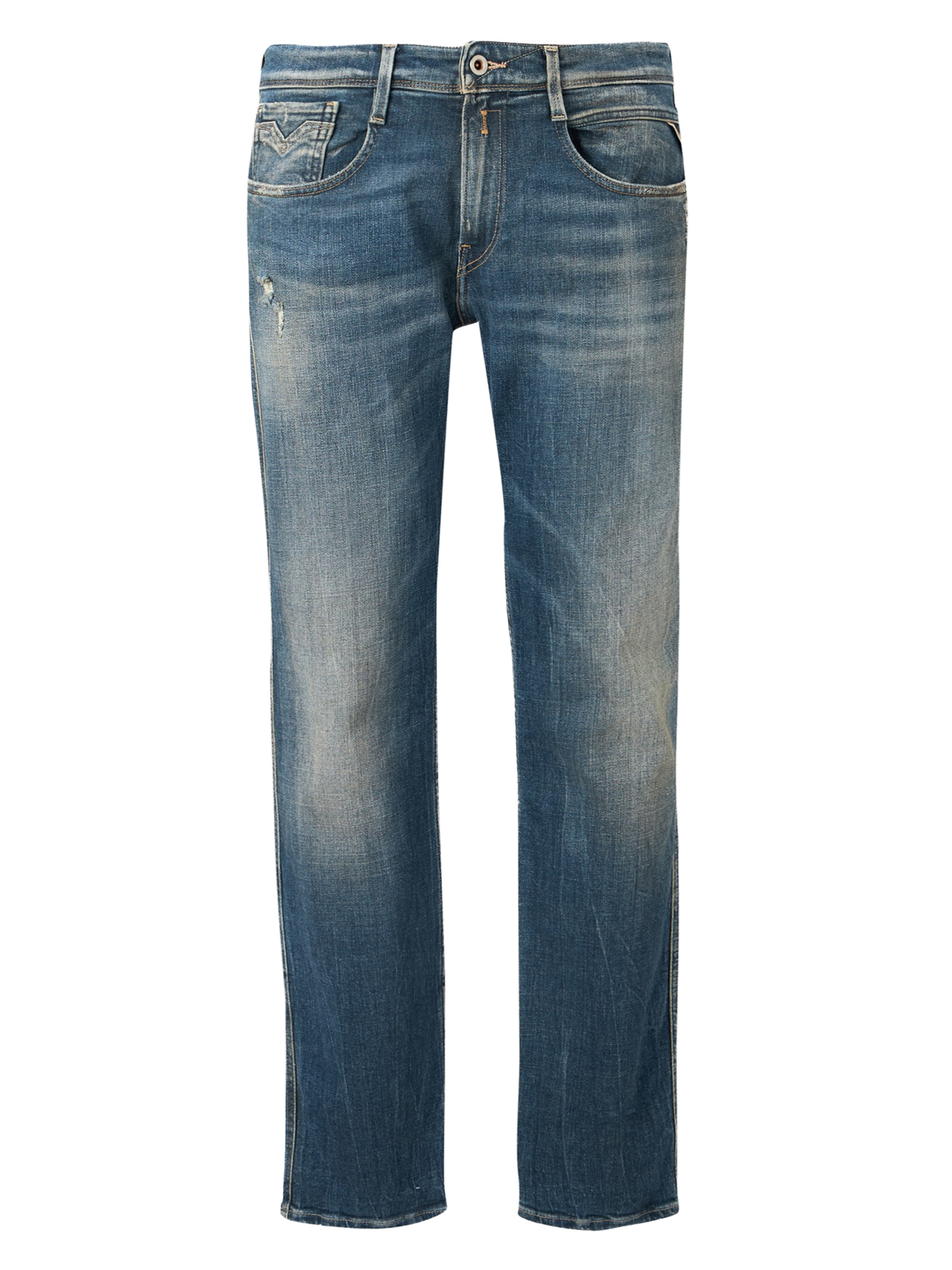 REPLAYregular Traperice 'ANBASS' - plava boja: prednji dio