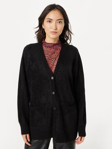 AllSaints Knit Cardigan 'KADY' in Black: front