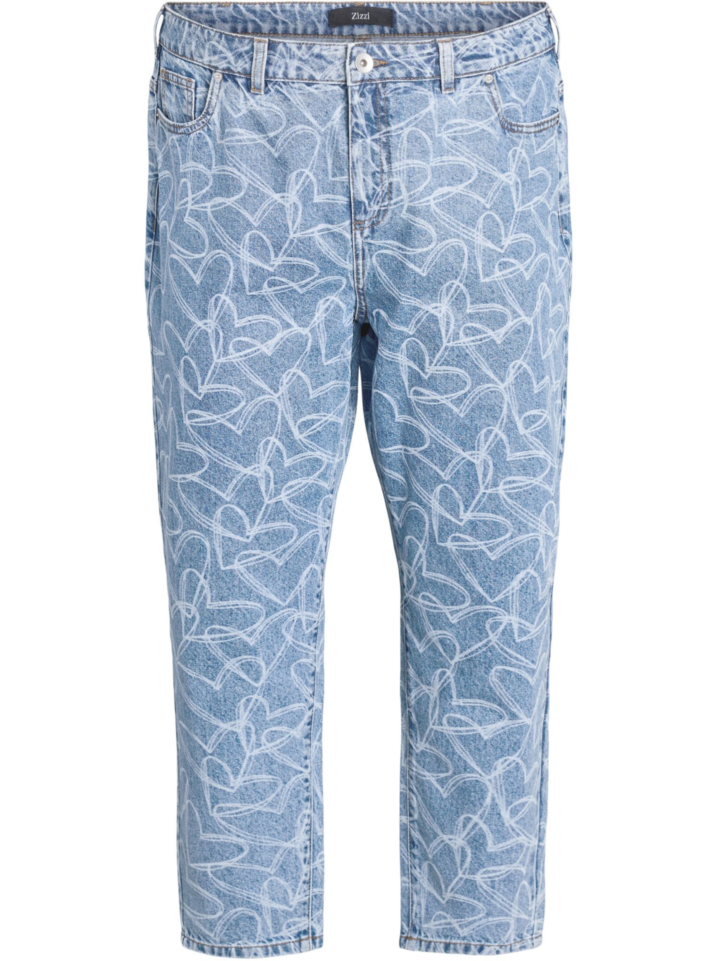 Zizzi Skinny Jeans 'Mille' in Blauw: voorkant