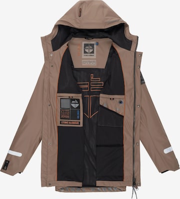 STONE HARBOUR Funkcionalna jakna 'Tamio' | rjava barva
