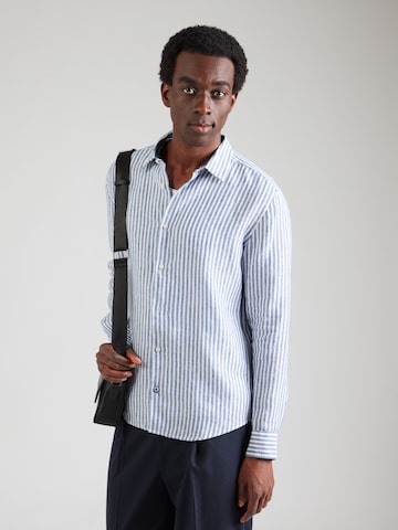 OLYMP Regular fit Skjorta i blå: framsida