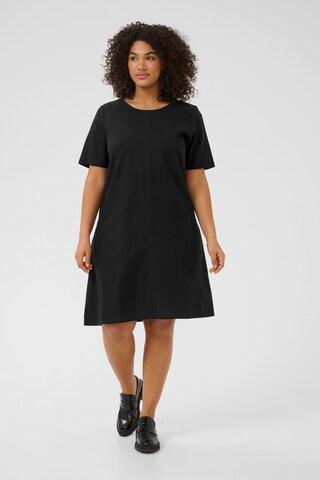 KAFFE CURVE Jurk 'Bella May' in Zwart
